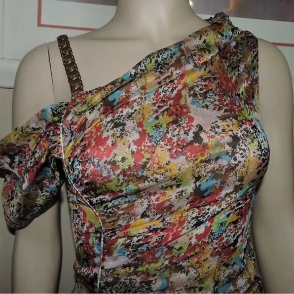 Vintage Cathy Malandrino silk dress - Picture 11 of 14